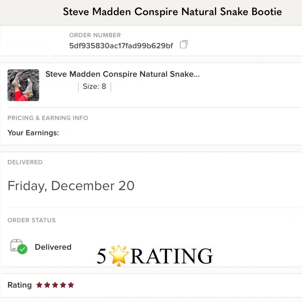 Steve Madden Conspire Natural Snake Bootie - Picture 5 of 7